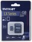 Atminties kortelė microSDXC Patriot LX 64GB + SD adapteris цена и информация | Atminties kortelės telefonams | pigu.lt