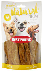 Best Friend Natural Bites vištienos filė skanėstai šunims, 100 g kaina ir informacija | Skanėstai šunims | pigu.lt