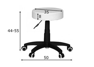 Офисный стул Leon, белый цена и информация | Офисные кресла | pigu.lt