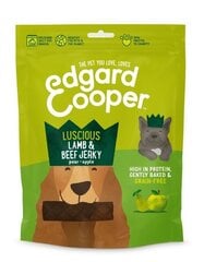 Лакомство для собак Edgard & Cooper Jerky Adult, вяленая баранина/говядина 150 гр цена и информация | Лакомства для собак | pigu.lt