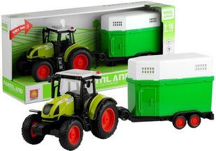Трактор с прицепом для перевозки животных цена и информация | Игрушки для мальчиков | pigu.lt