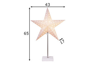 Šviečianti kalėdinė dekoracija Žvaigždė, 43x65x17cm kaina ir informacija | Dekoracijos šventėms | pigu.lt