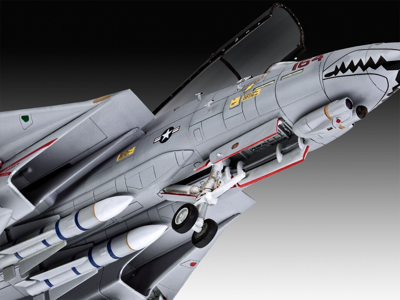 Lėktuvas Revell F14D Super Tomcat, pilkas цена и информация | Žaislai berniukams | pigu.lt