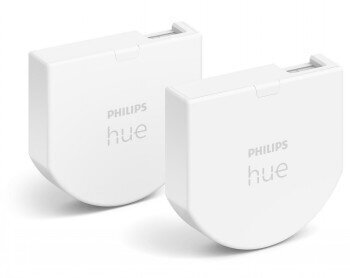 „PHILIPS HUE“ SIENINIO JUNGIKLIO MODULIS 2-PAK цена и информация | Elektros jungikliai, rozetės | pigu.lt