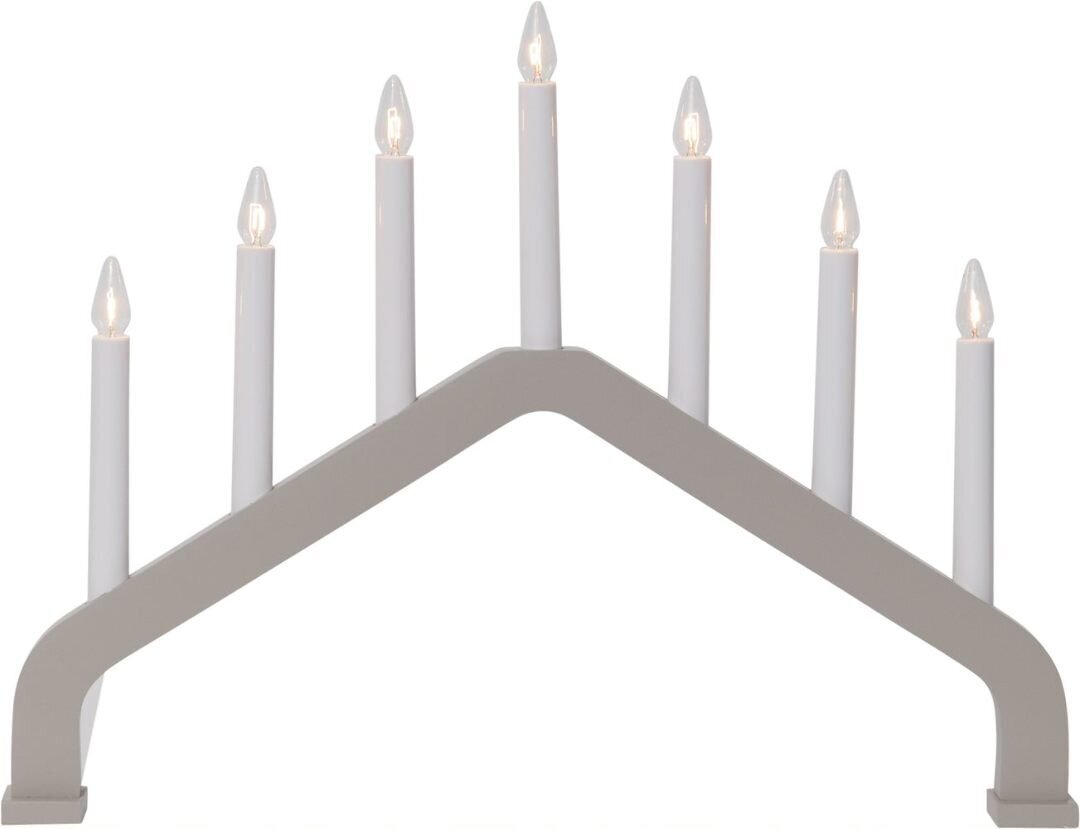 Elektrinis žvakių laikiklis House, smėlio spalvos цена и информация | Kalėdinės dekoracijos | pigu.lt