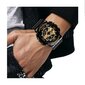 Laikrodis vyrams SKMEI 1688 BK GD kaina ir informacija | Vyriški laikrodžiai | pigu.lt