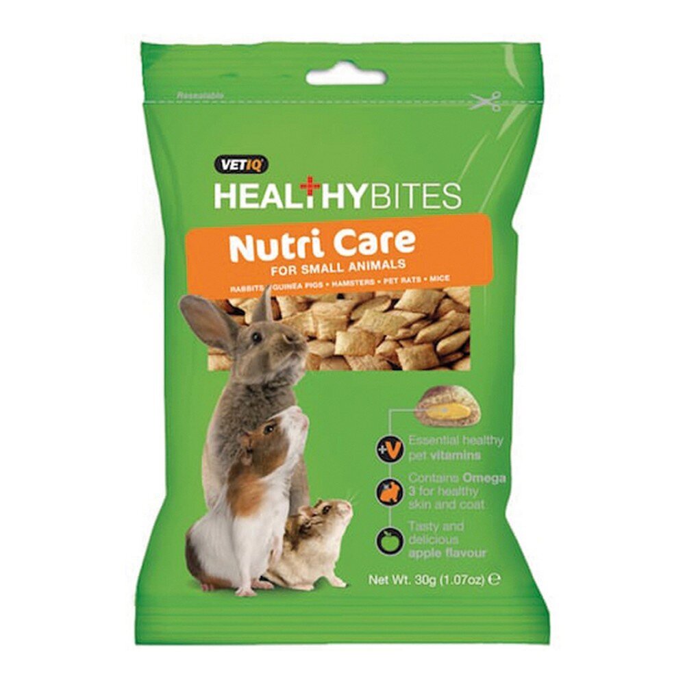 Snacks Mark&Chappell skanėstai mažiems gyvūnams Nutri Care, 30 g цена и информация | Graužikų ir triušių maistas | pigu.lt