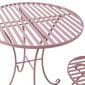 Stalas Home4You Rosy, rožinis цена и информация | Virtuvės ir valgomojo stalai, staliukai | pigu.lt