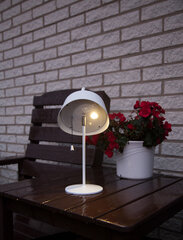Настольная лампа с солнечным коллектором, белый колпак с теплым светом цена и информация | Уличные светильники | pigu.lt