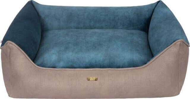 Cazo Soft Bed Velvet Turquoise lova šunims 63x48cm kaina ir informacija | Guoliai, pagalvėlės | pigu.lt