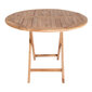 Sodo stalas Oviedo, rudas kaina ir informacija | Lauko stalai, staliukai | pigu.lt