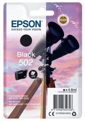 Картридж с оригинальными чернилами Epson T502 Чёрный цена и информация | Картриджи для струйных принтеров | pigu.lt