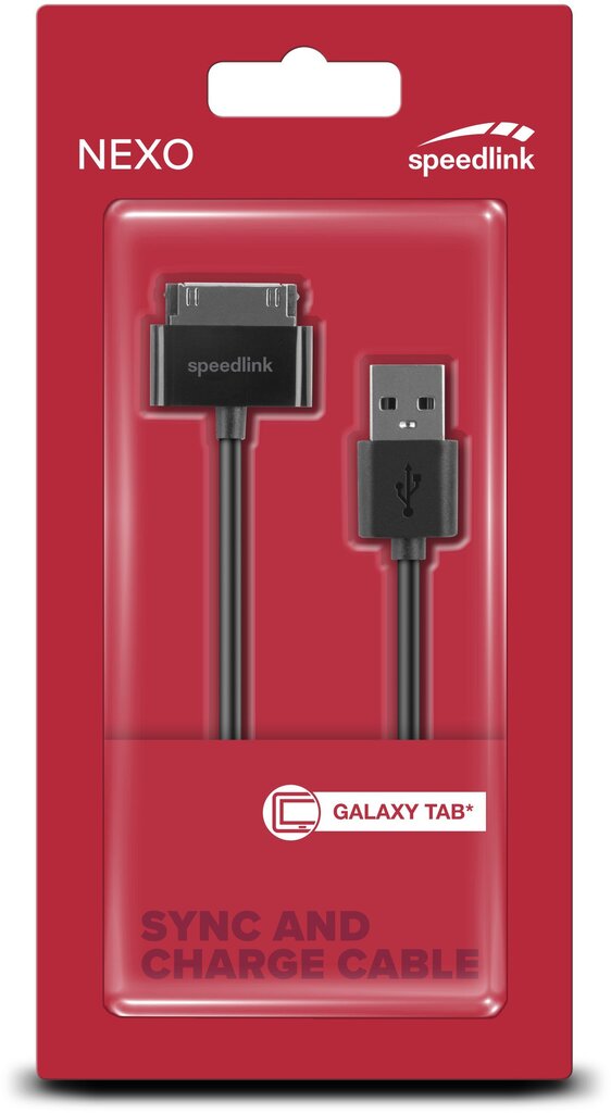 Speedlink Nexo skirtas Galaxy Tab (SL-7503-BK), juodas kaina ir informacija | Kabeliai ir laidai | pigu.lt