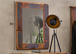 Зеркало Fridge, разноцветная цена и информация | Зеркала | pigu.lt