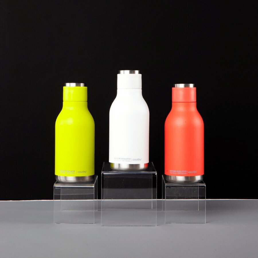 Terminis buteliukas Asobu Urban, 460 ml, marmuro spalvos цена и информация | Termosai, termopuodeliai | pigu.lt