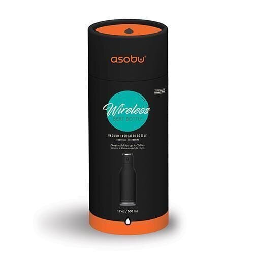 Terminis puodelis Asobu Wireless su įmontuotu garsiakalbiu, 500 ml, bordo raudonos spalvos цена и информация | Termosai, termopuodeliai | pigu.lt