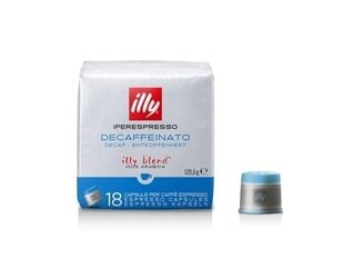 Кофейные капсулы Illy IperEspresso, без кофеина, 18 шт. цена и информация | Кофе, какао | pigu.lt