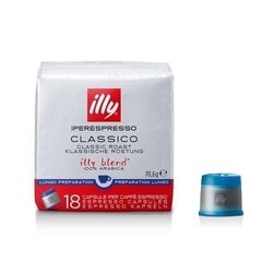 Кофе в капсулах Illy IperEspresso, Lungo, для черного кофе, 18 шт. цена и информация | Кофе, какао | pigu.lt