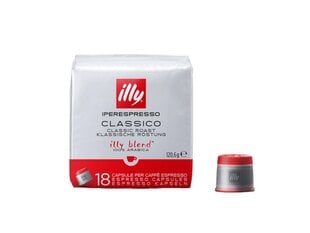 Кофейные капсулы Illy IperEspresso, средней обжарки, 18 шт. цена и информация | Кофе, какао | pigu.lt