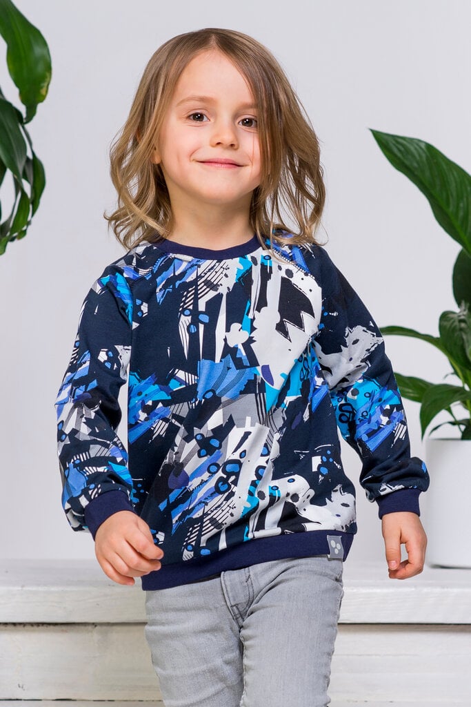 Huppa marškinėliai ilgomis rankovėmis berniukams Jeymel, 73030000-95186 цена и информация | Marškinėliai berniukams | pigu.lt