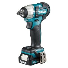 Аккумуляторный ударный гайковерт  Makita TW161DSA,  12В MAX / 2x2,0AH,  1/2, 165 Nm, BL-Mootor цена и информация | Шуруповерты, дрели | pigu.lt