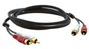 Kramer C-2RAM/2RAM-3 2 RCA Audio, 0.9 м цена и информация | Кабели и провода | pigu.lt