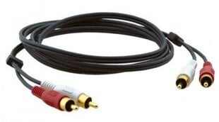 Kramer C-2RAM/2RAM-6 2 RCA Audio, 1,8 м цена и информация | Кабели и провода | pigu.lt