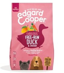 Edgard & Cooper Puppies Duck šunims su vištiena ir antiena, 2,5 kg цена и информация |  Сухой корм для собак | pigu.lt