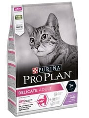 Purina Pro Plan Delicate Adult suaugusioms katėms su kalakutiena, 3 kg kaina ir informacija | Sausas maistas katėms | pigu.lt