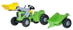 Трактор Rolly Kiddy Futura с тележкой и ковшом цена и информация | Игрушки для мальчиков | pigu.lt