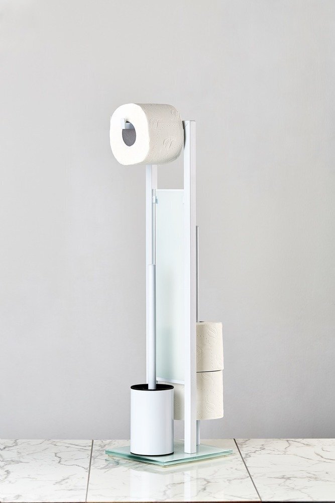 Tualeto popieriaus laikiklis Wenko Rivalta White, 23x70 cm цена и информация | Vonios kambario aksesuarai | pigu.lt