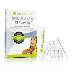 Dantų balinimo rinkinys BeConfident Teeth Whitening X1 Start Kit, kapos ir balinimo gelis 10 ml, 1 vnt. kaina ir informacija | Dantų šepetėliai, pastos | pigu.lt