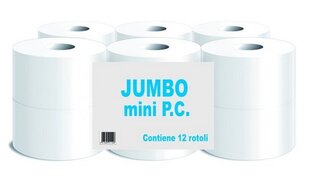 Туалетная бумага PAPERBLU Jumbo Super Mini, 2-слойная, рулон 150м цена и информация | Туалетная бумага, бумажные полотенца | pigu.lt