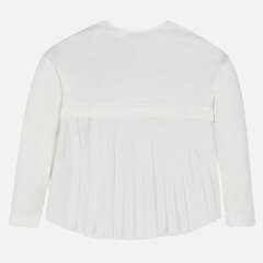 Рубашка для девочек Mayoral с длинными рукавами, белая цена и информация | Рубашки для девочек | pigu.lt