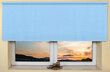 Sieninis / lubų roletas 90x240 cm, 2074 Mėlyna kaina ir informacija | Roletai | pigu.lt