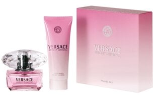 Versace Bright Crystal EDT подарочный комплект для женщин 50 мл. цена и информация | Женские духи | pigu.lt