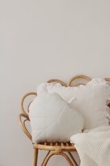 Lininė balta lakštinė pagalvė kaina ir informacija | Dekoratyvinės pagalvėlės ir užvalkalai | pigu.lt
