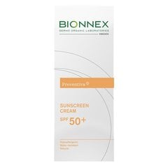 Солнцезащитный крем для лица и тела Bionnex Preventiva SPF 50+, 50 мл цена и информация | Кремы от загара | pigu.lt