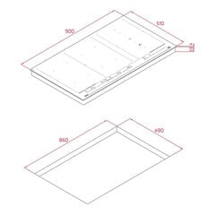 Индукционная панель Teka IZS65600 60 cм цена и информация | Варочные поверхности | pigu.lt