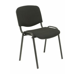 Biuro kėdė, juoda, 2 vnt. kaina ir informacija | Biuro kėdės | pigu.lt