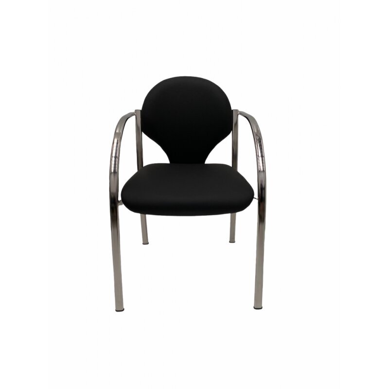 2 -jų kėdžių komplėktas Hellin Piqueras y Crespo, juodas kaina ir informacija | Biuro kėdės | pigu.lt