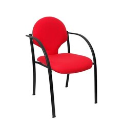Biuro kėdė, raudona, 2 vnt. kaina ir informacija | Biuro kėdės | pigu.lt