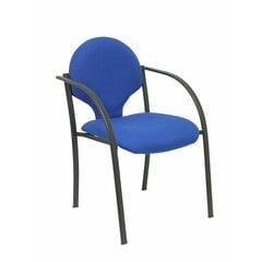 2- jų kėdžių komplektas Hellin Piqueras y Crespo, šviesiai mėlynas kaina ir informacija | Biuro kėdės | pigu.lt