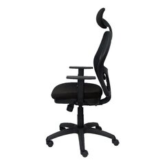 Офисный стул с подголовником Jorquera Piqueras y Crespo I840CTK, чёрный цена и информация | Офисные кресла | pigu.lt