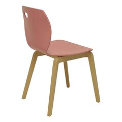 Офисный стул, розовый, 2 шт. цена и информация | Офисные кресла | pigu.lt