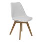 4 - ių biuro kėdžių komplektas Don Rodrigo Foröl4351PTBLSP10, baltas цена и информация | Biuro kėdės | pigu.lt