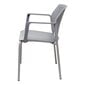 4- ių kėdžių komplektas Sege Piqueras y Crespo, pilkas kaina ir informacija | Biuro kėdės | pigu.lt