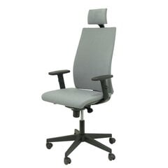 Ofiso kėdė su atrama galvai Almendros Piqueras y Crespo B201RFC, pilka kaina ir informacija | Biuro kėdės | pigu.lt
