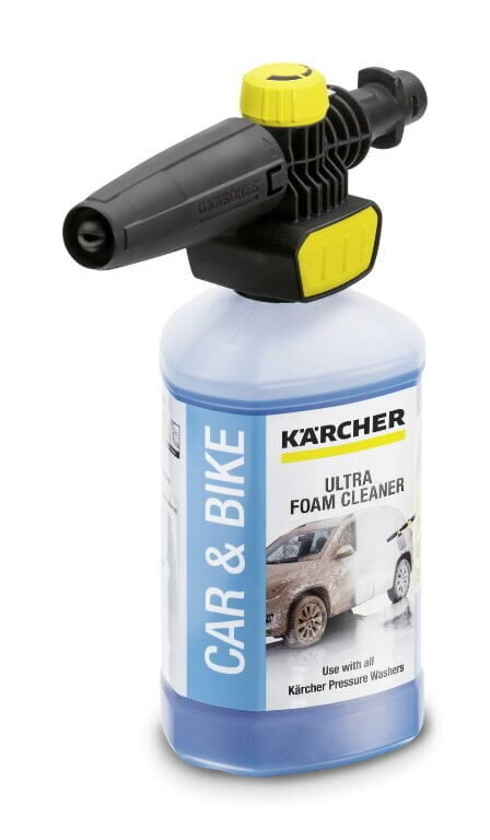 Reguliuojamas putų antgalis FJ 10 + Kärcher Ultra Foam Cleaner 1l valiklis kaina ir informacija | Autochemija | pigu.lt