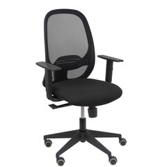 Biuro kėdė Cilanco Piqueras y Crespo, juoda kaina ir informacija | Biuro kėdės | pigu.lt